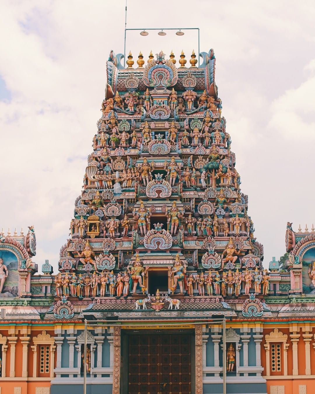 Indian temples in Malaysia - gopuram
