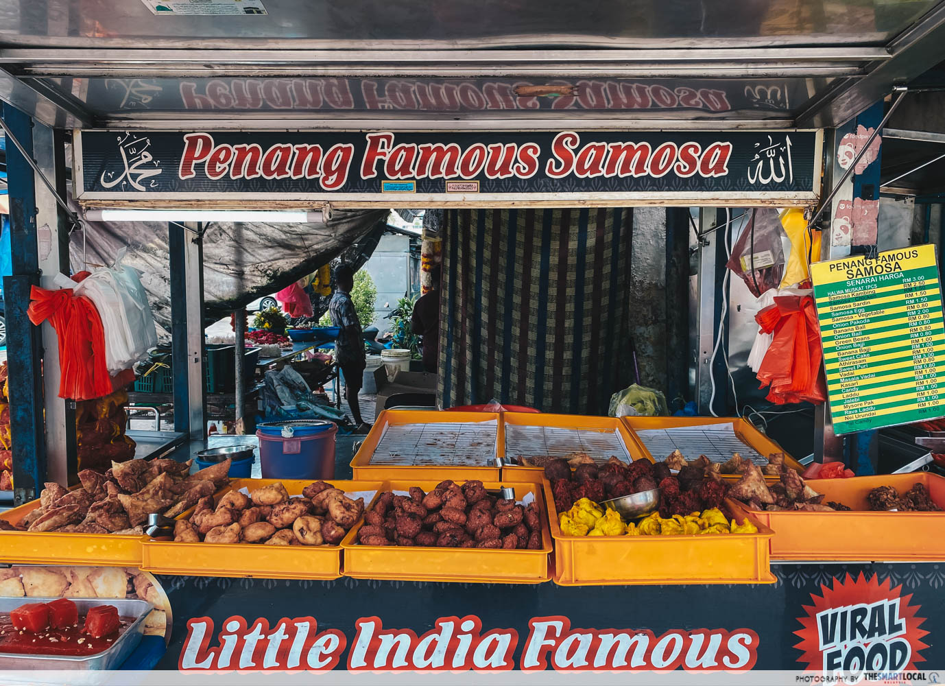 penang famous samosa - stall