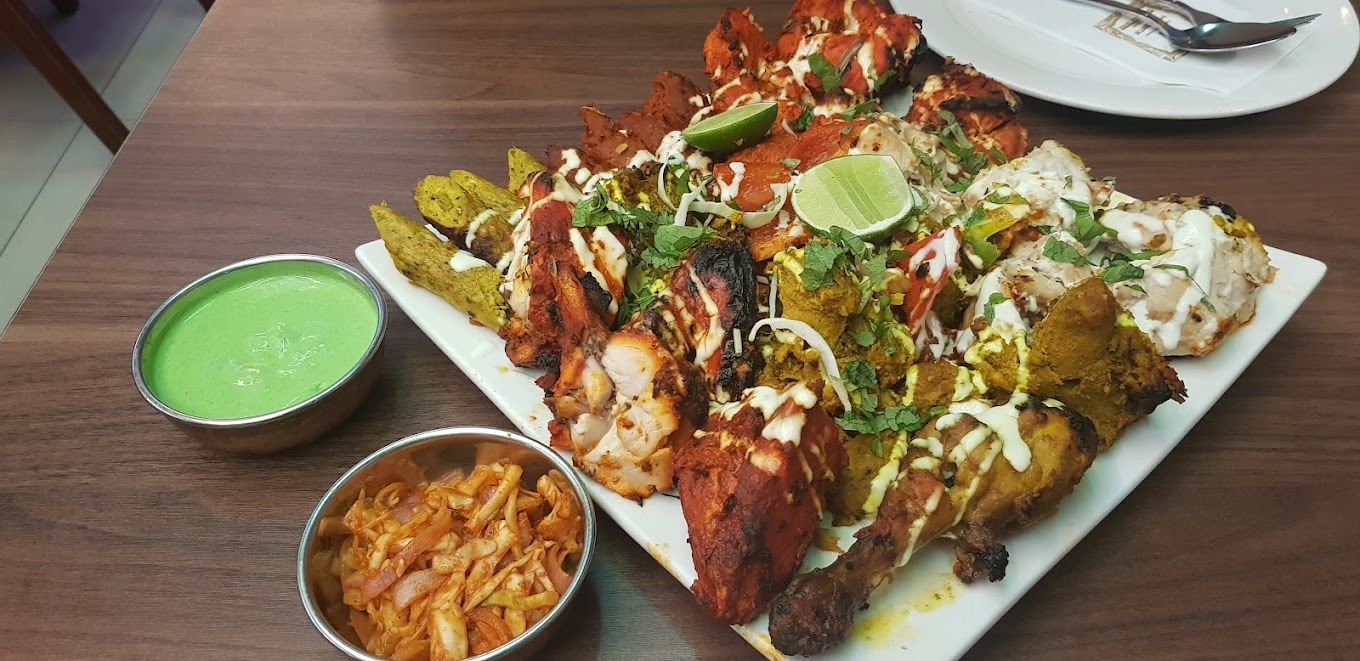 Indian restaurants in KL & PJ - tandoori platter with skewers and kebabs