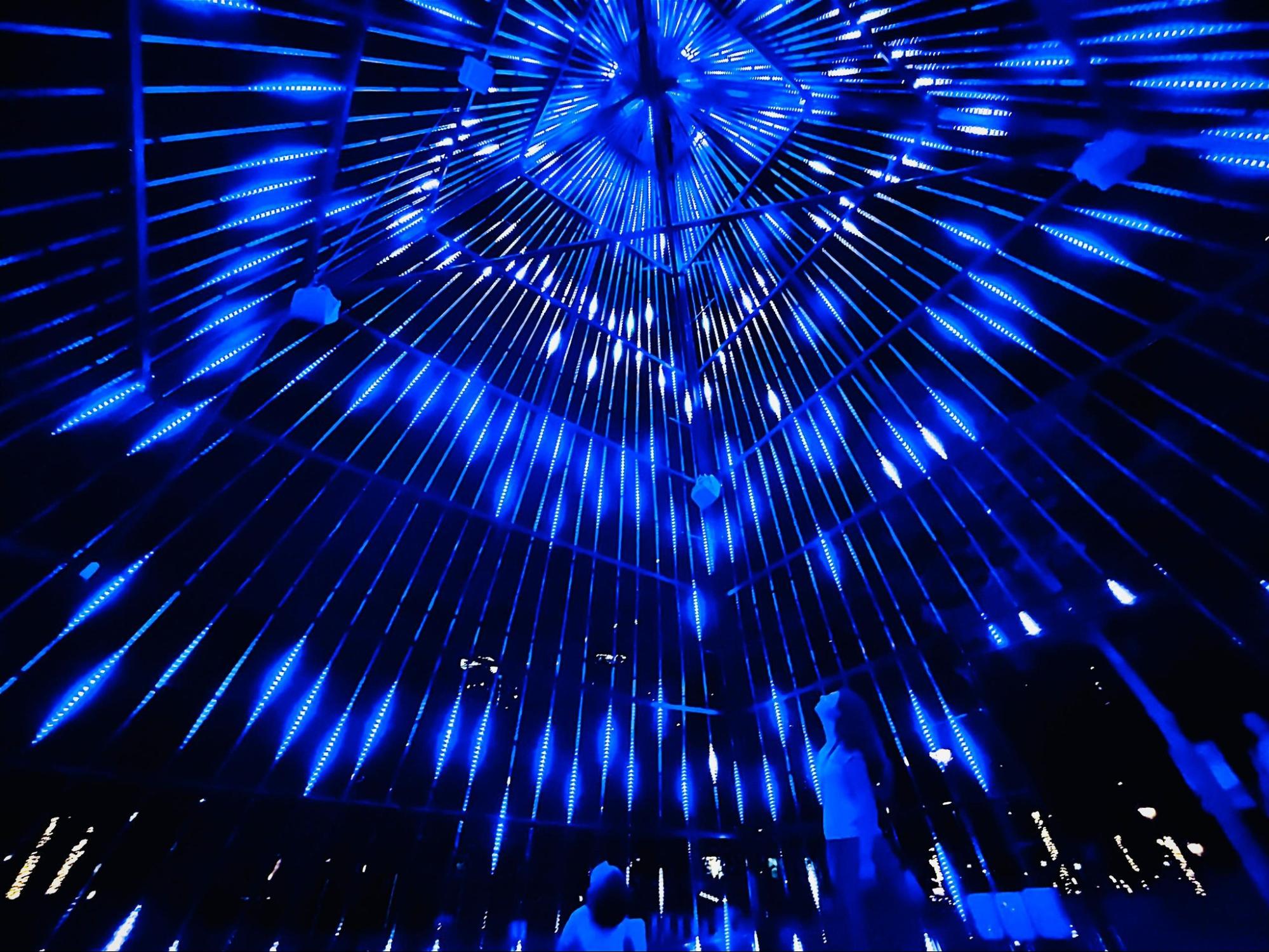 38-foot pyramid tree - Desa ParkCity’s year-end lights festival