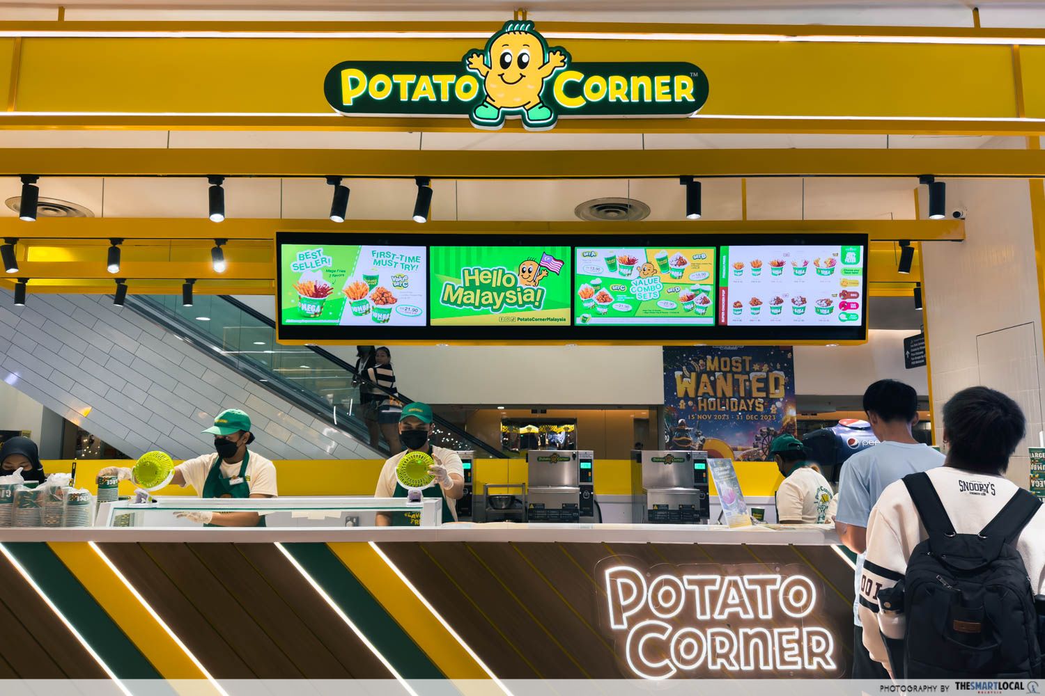 Potato Corner shopfront at Sunway Pyramid
