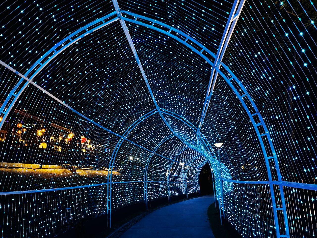 starry lights tunnel - Desa ParkCity’s year-end lights festival