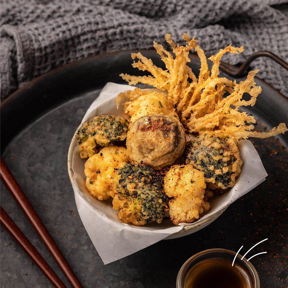 Vegan and vegetarian food in KL - tempura