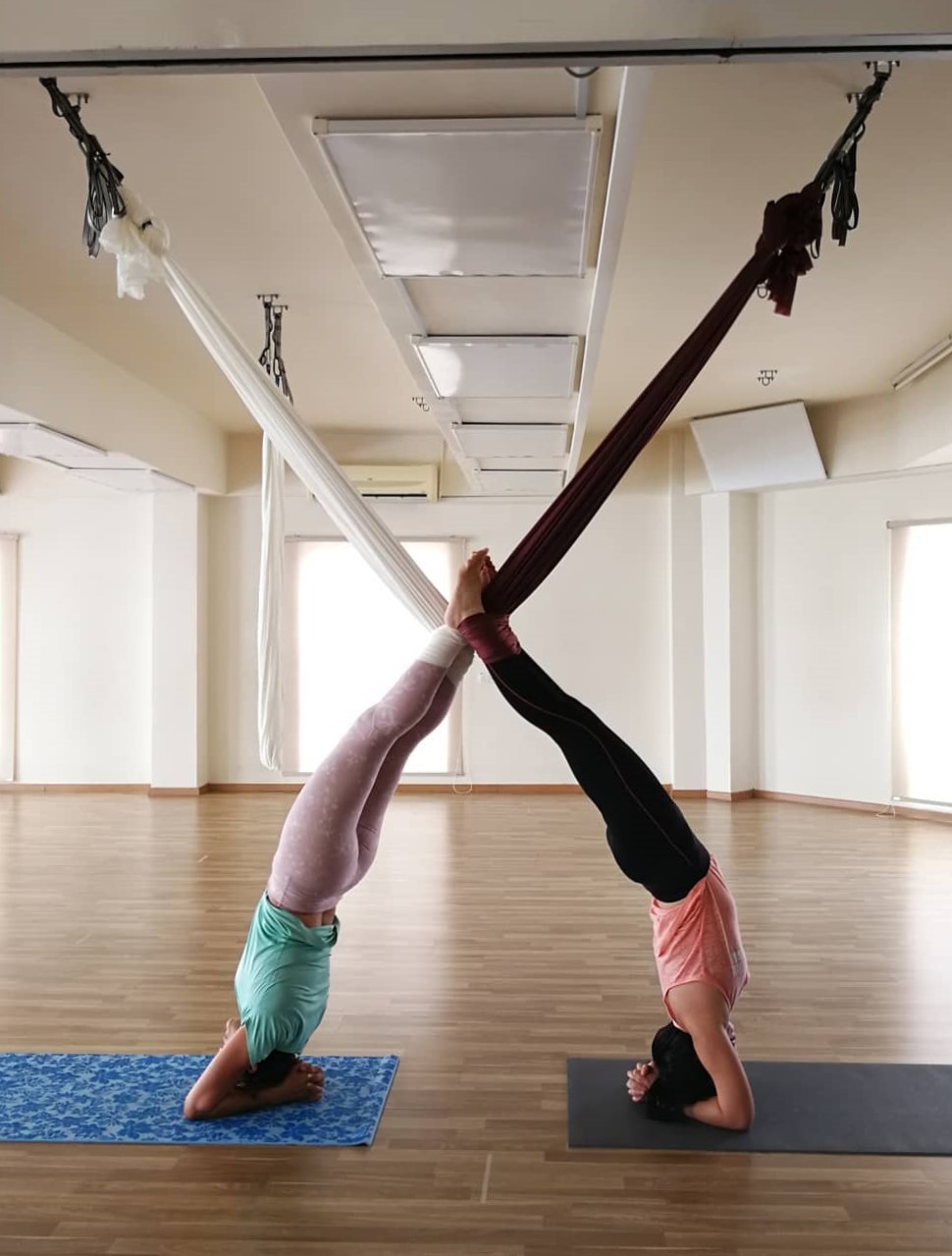 Yoga classes in KL - aerial