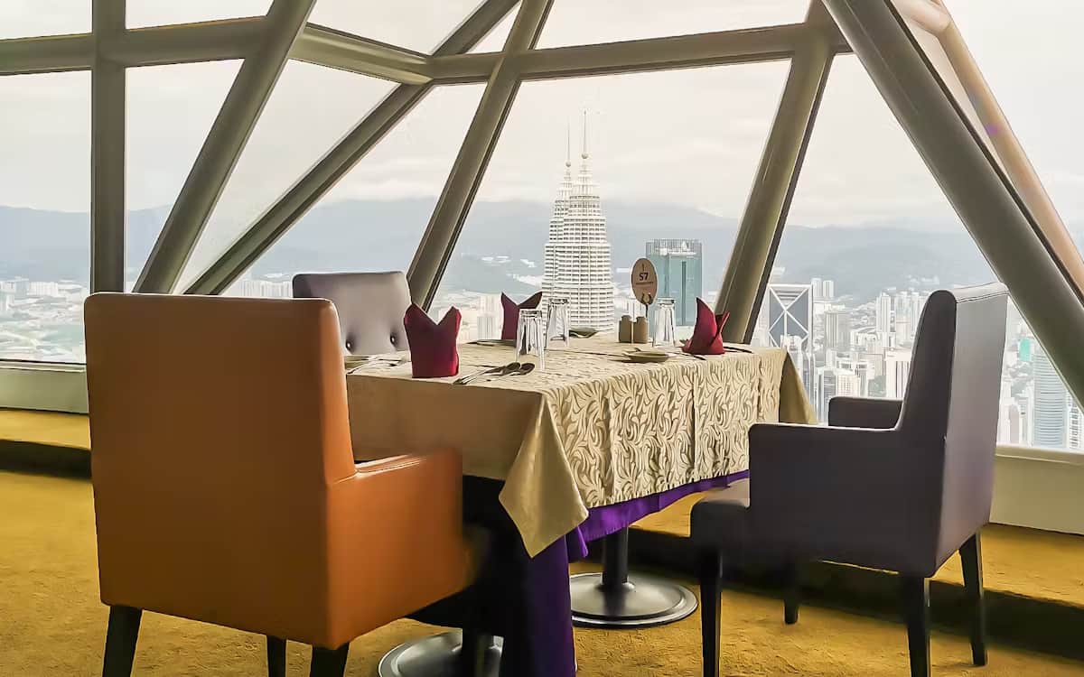 Guide to KL Tower in Malaysia - revolving restaurant