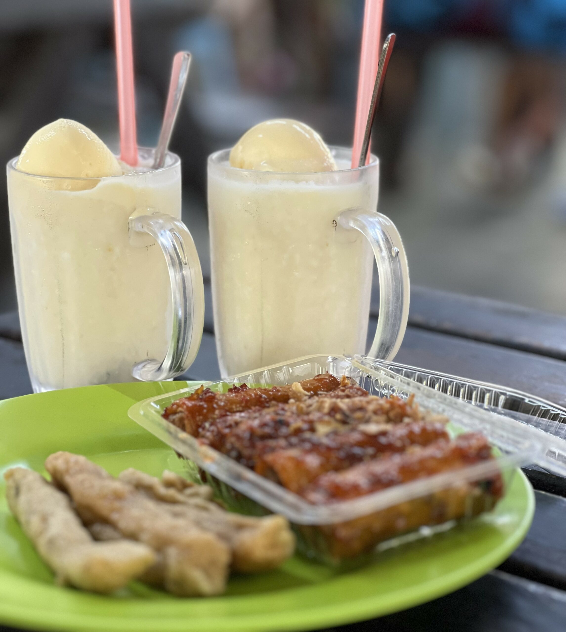 Things to do in Melaka - Klebang Coconut Shake 
