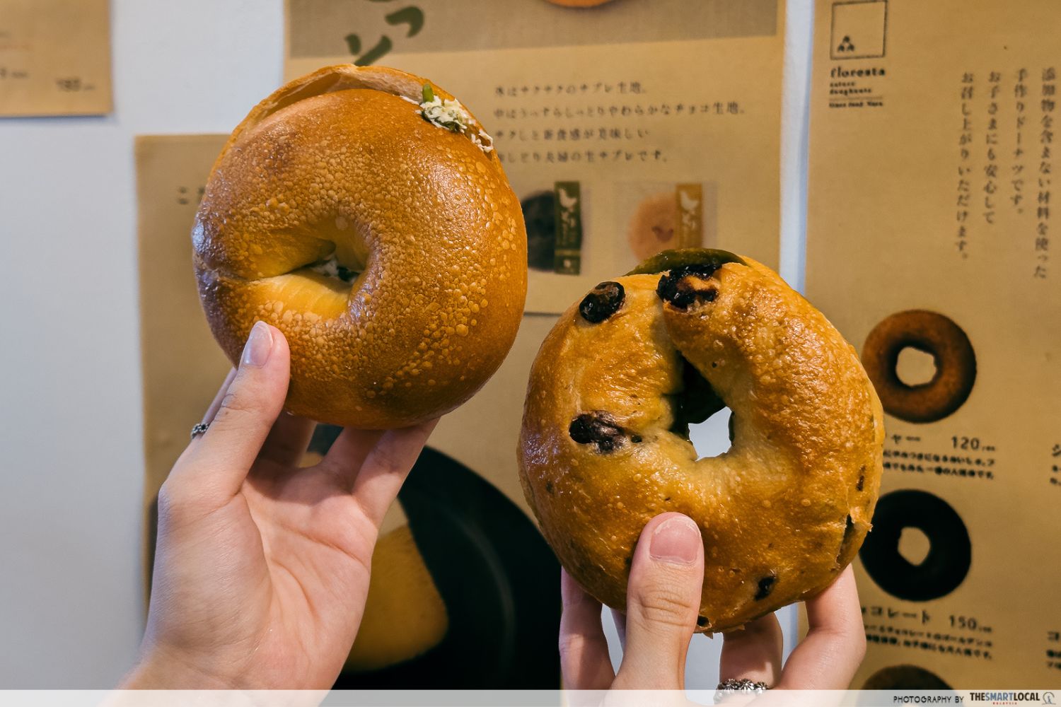 YODmilk Shop in Subang Jaya - Original & Cranberry bagels