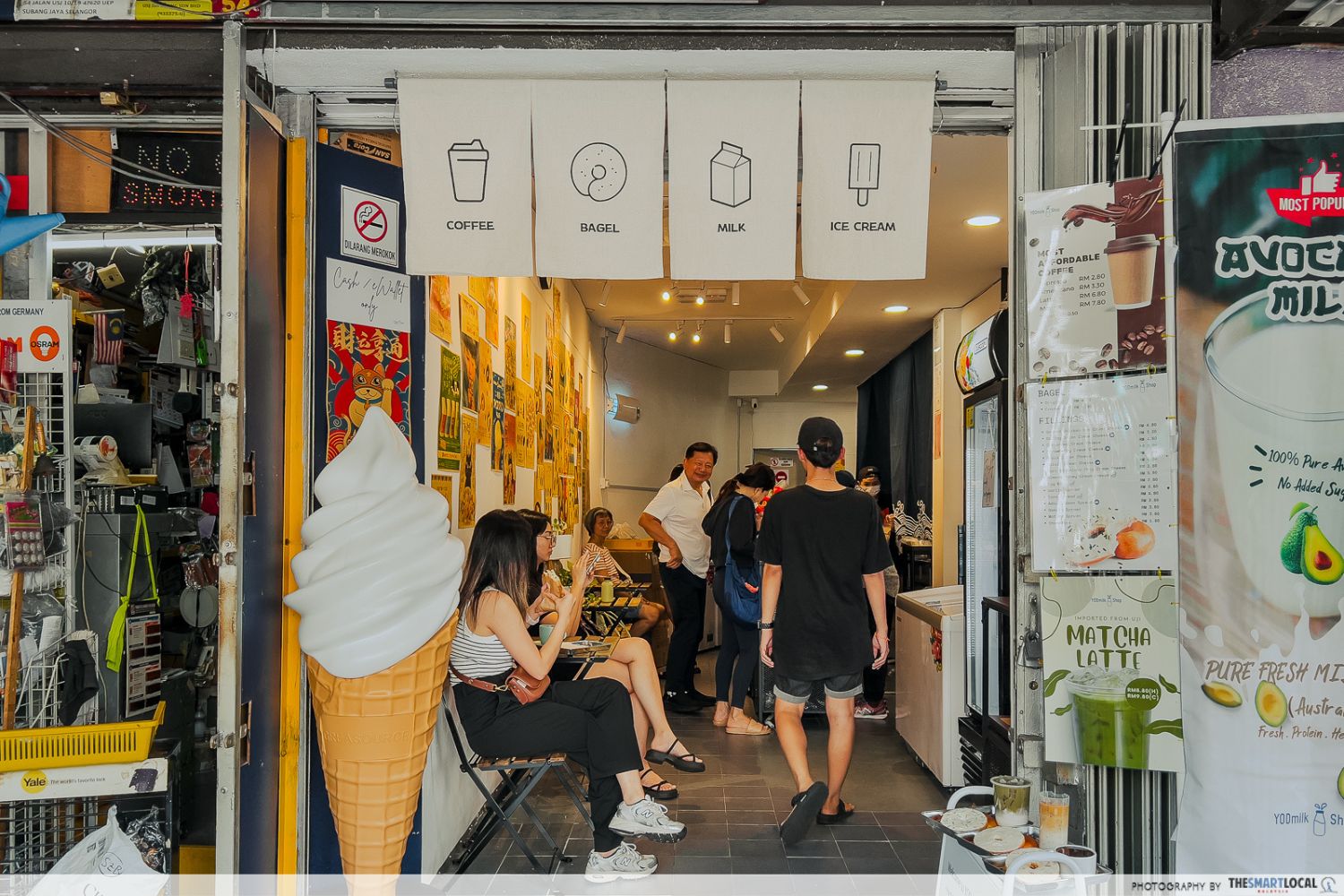 YODmilk Shop in Subang Jaya - entrance