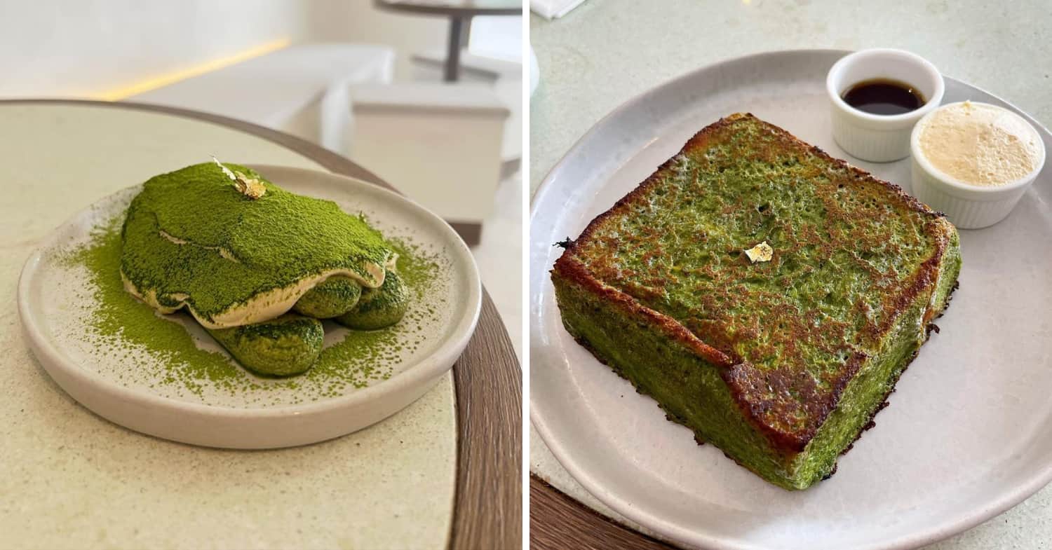 matcha desserts in klang valley - ono cake & toast
