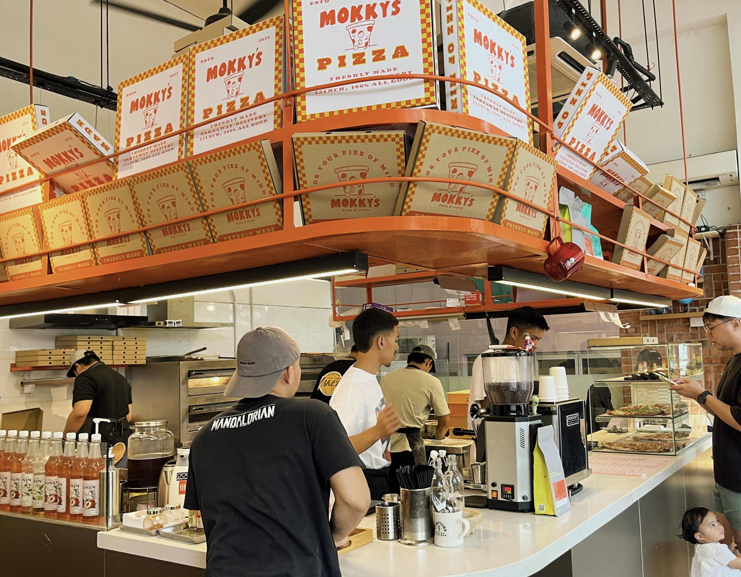 Mokky's Pizza & Coffee - ordering counter