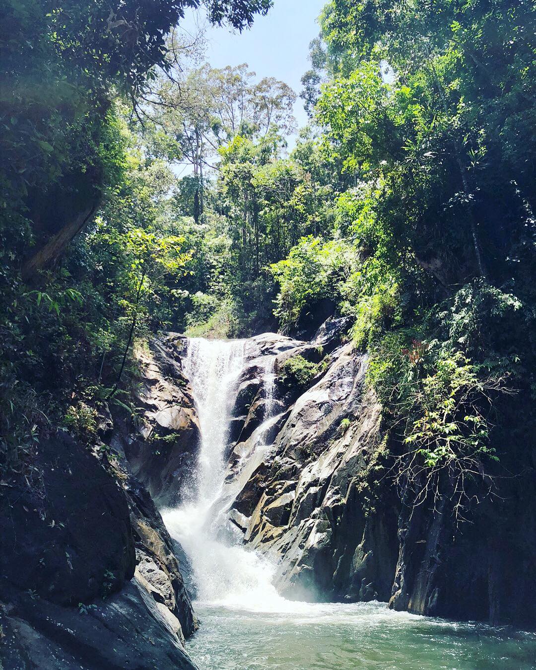 hiking trails in kl - chiling waterfall