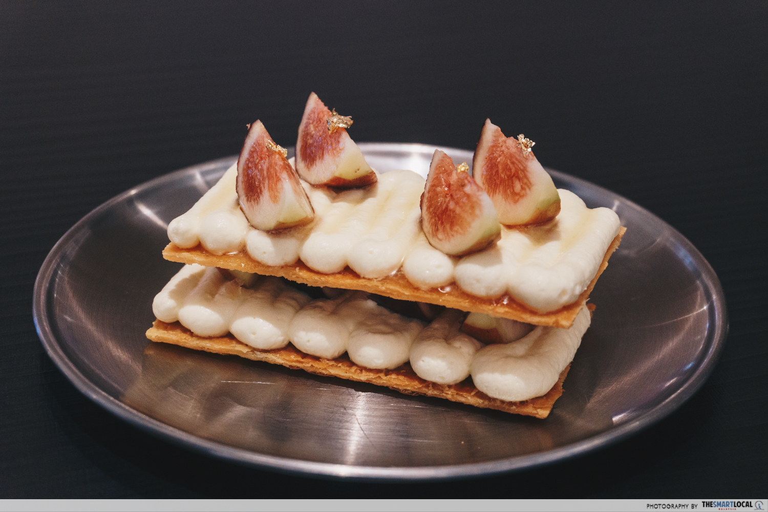 flaaah with ono - honey fig mille feuille