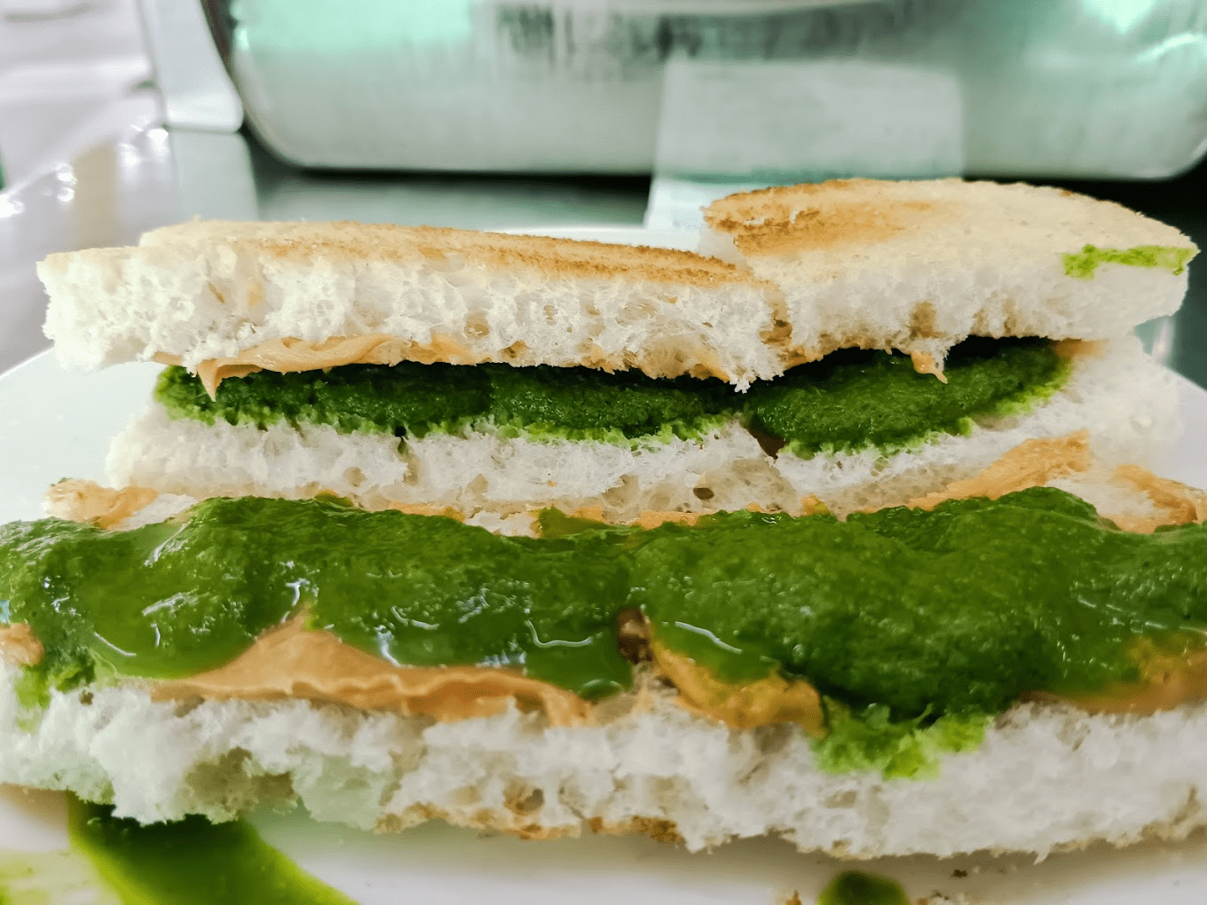 Best Kepong food - lei cha roti bakar