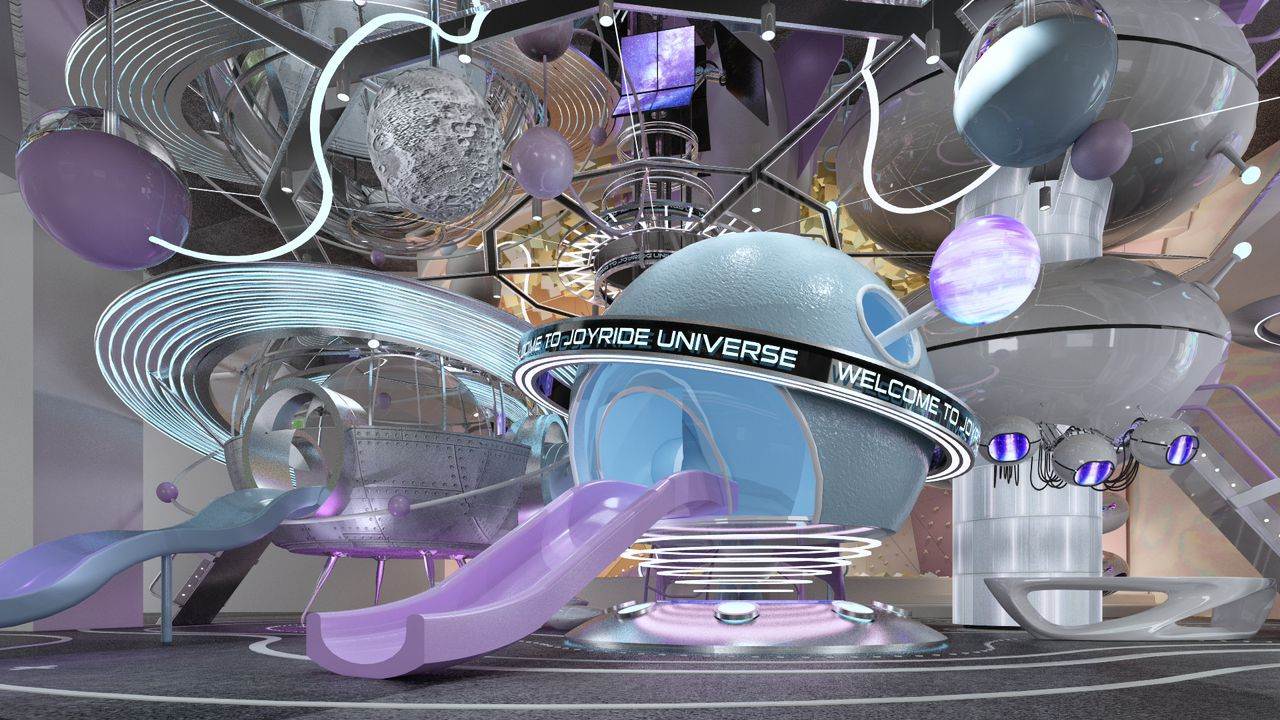 UFOREA IN PENANG - futuristic slides