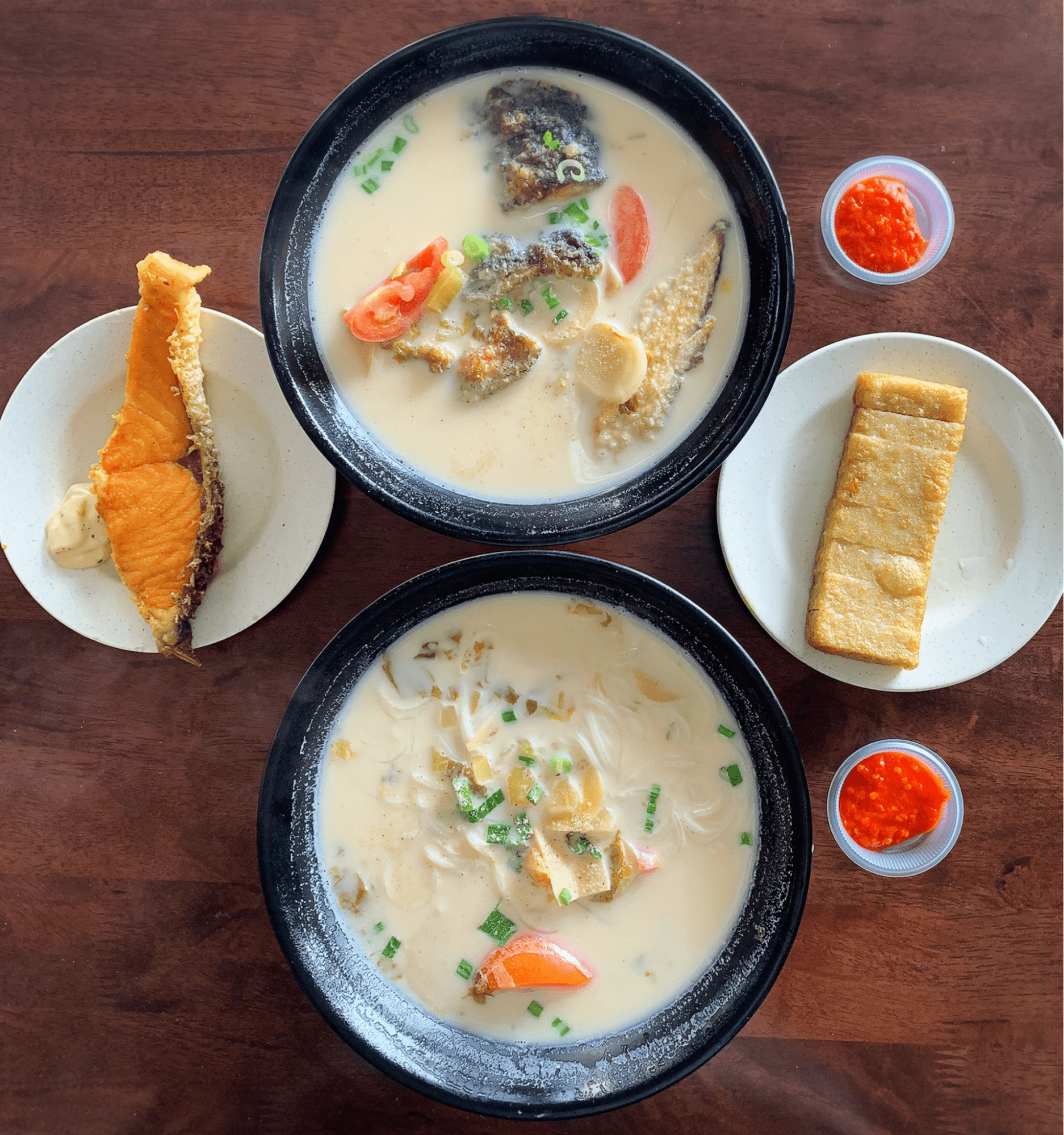 Norway Salmon Fish Head Noodles