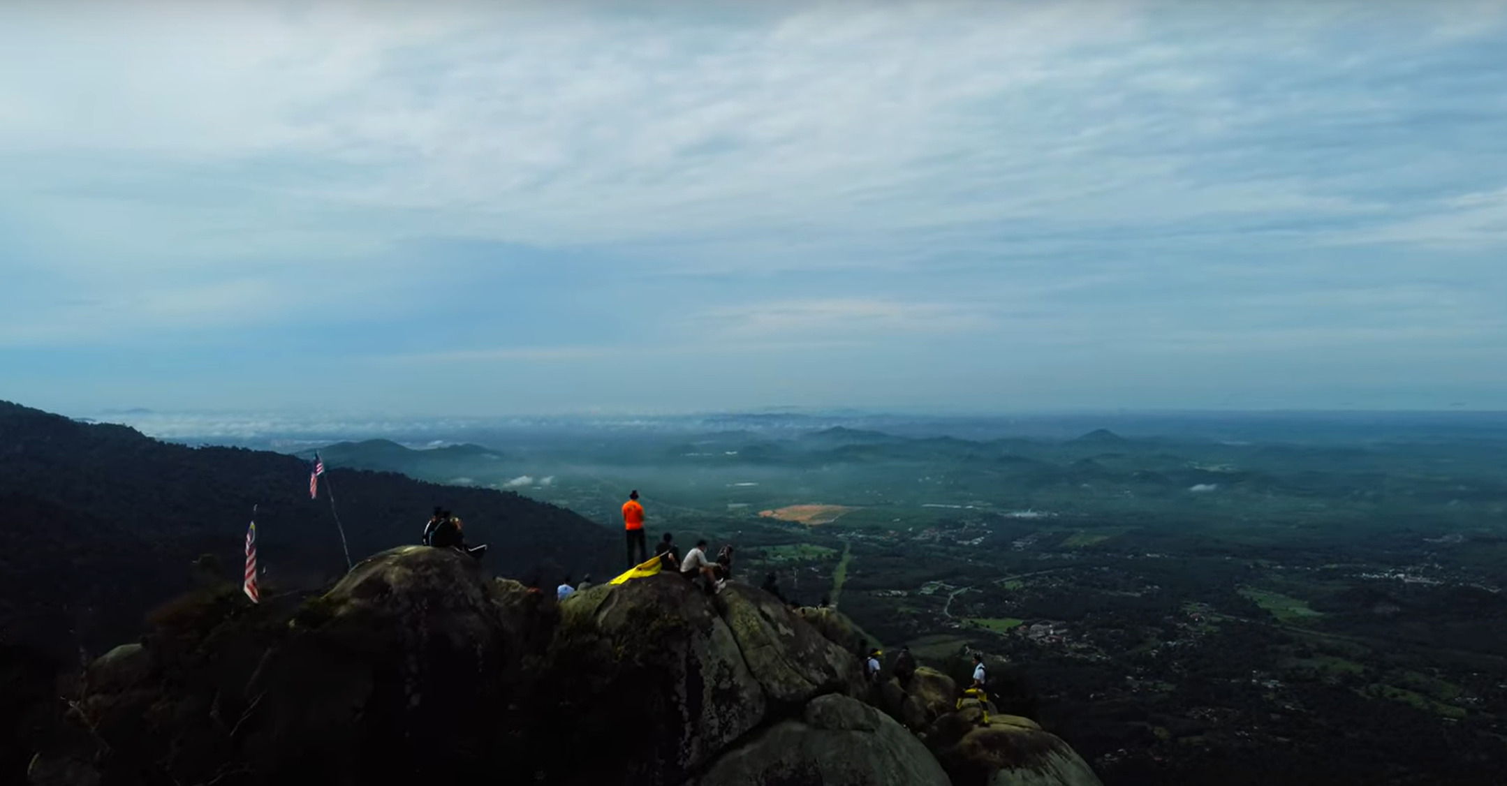 Adventurous Hiking Trails in Malaysia - Mount Datuk - view of Straits of Malacca