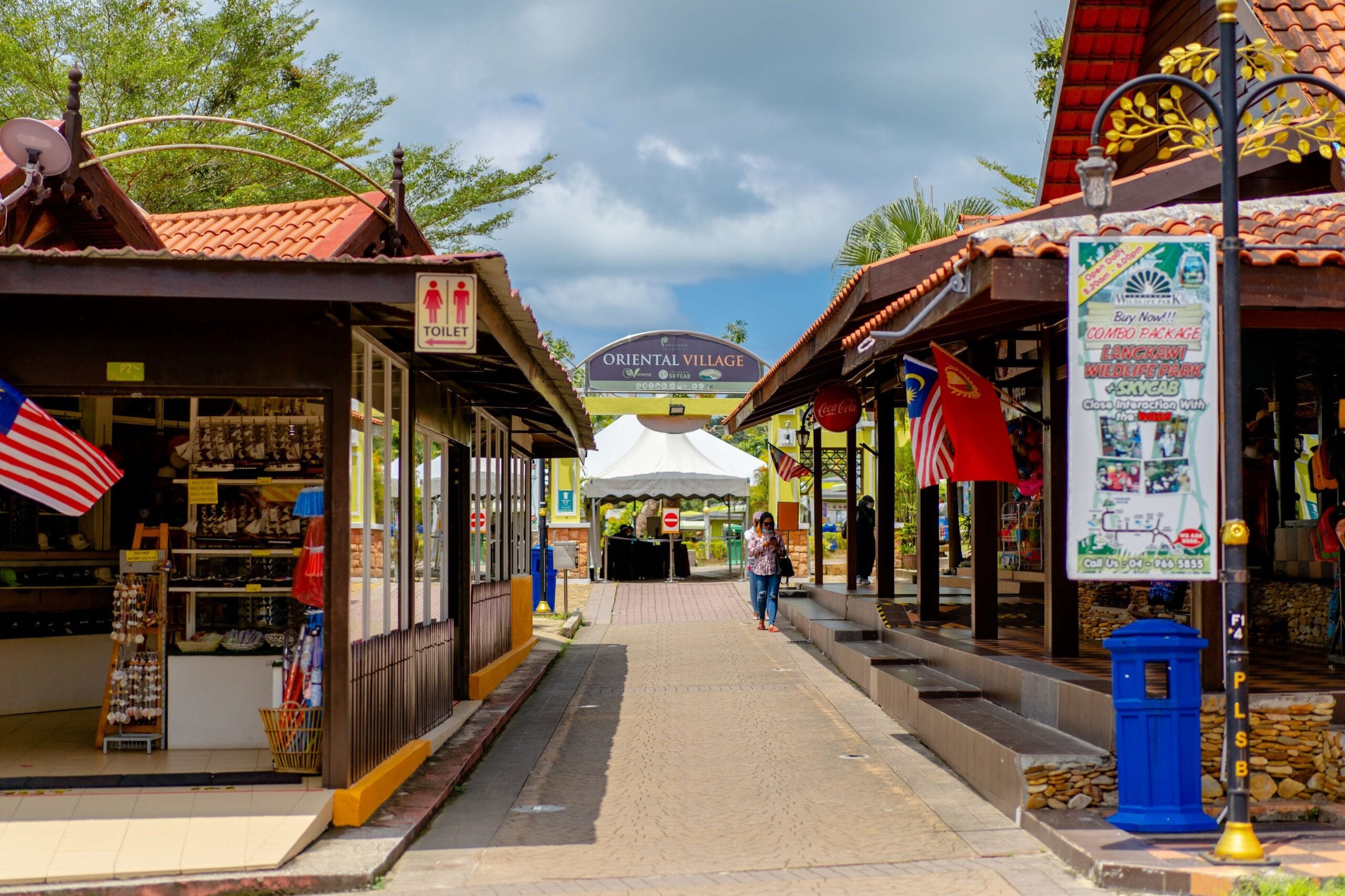 Panorama Langkawi SkyCab, Malaysia - Oriental Village at Base Station