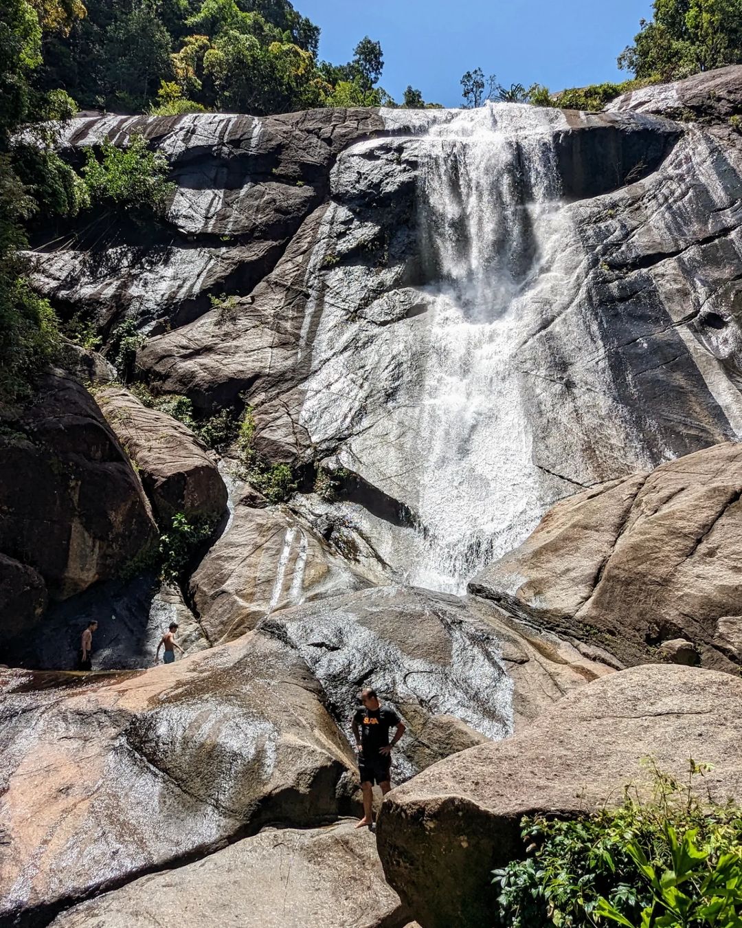 Telaga Tujuh, Seven Wells Waterfall