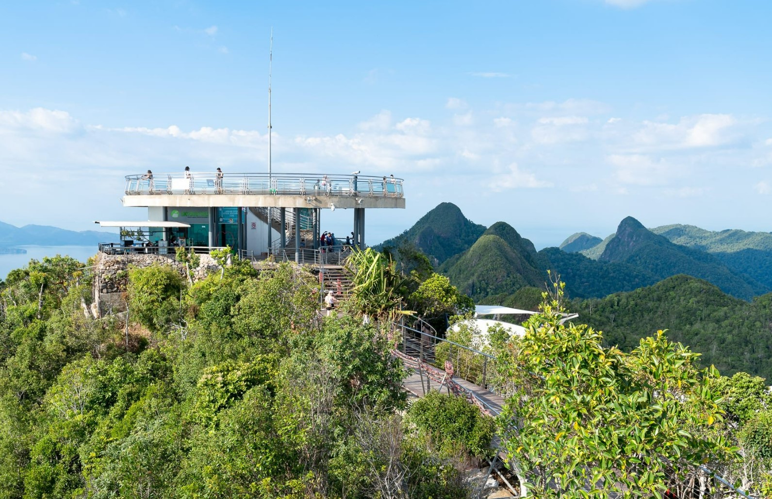 Panorama Langkawi SkyCab, Malaysia - Top Station viewing platforms