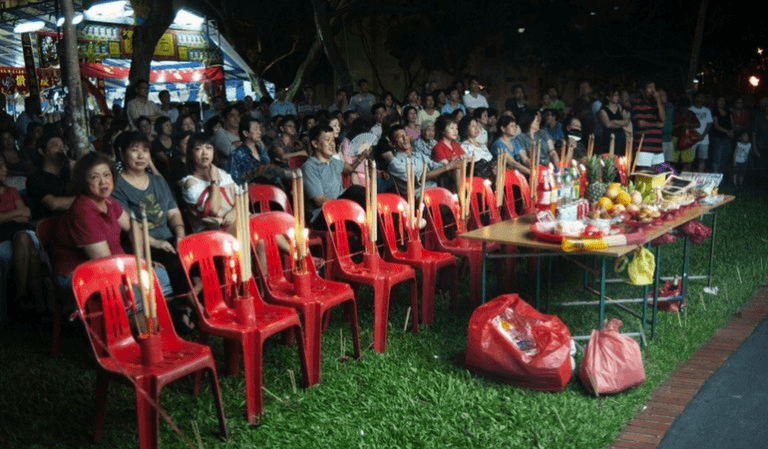 Hungry Ghost Festival Superstitions - getai