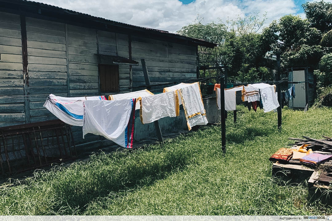 Drying in the sun - Dhobi wallahs in Ipoh