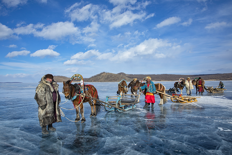 asia winter destinations - Khövsgöl Lake Ice Festival