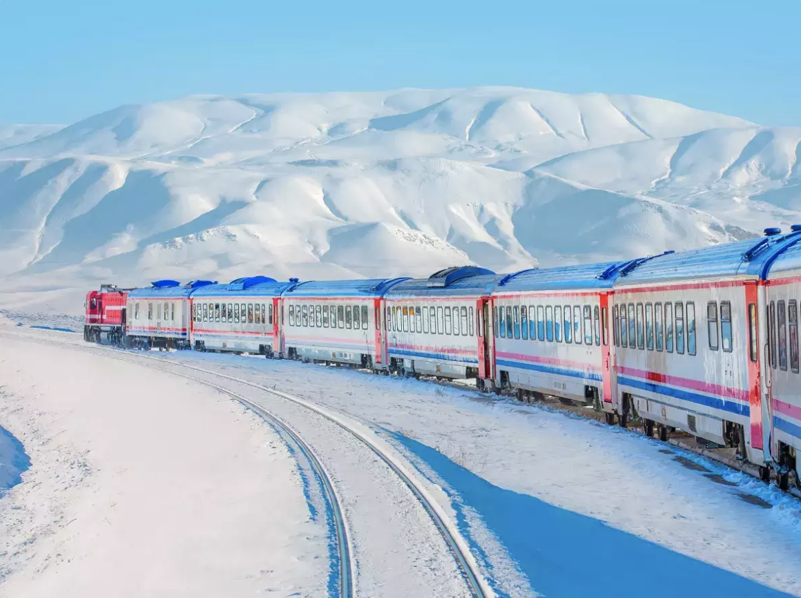 asia winter destinations - Scenic train in Turkey