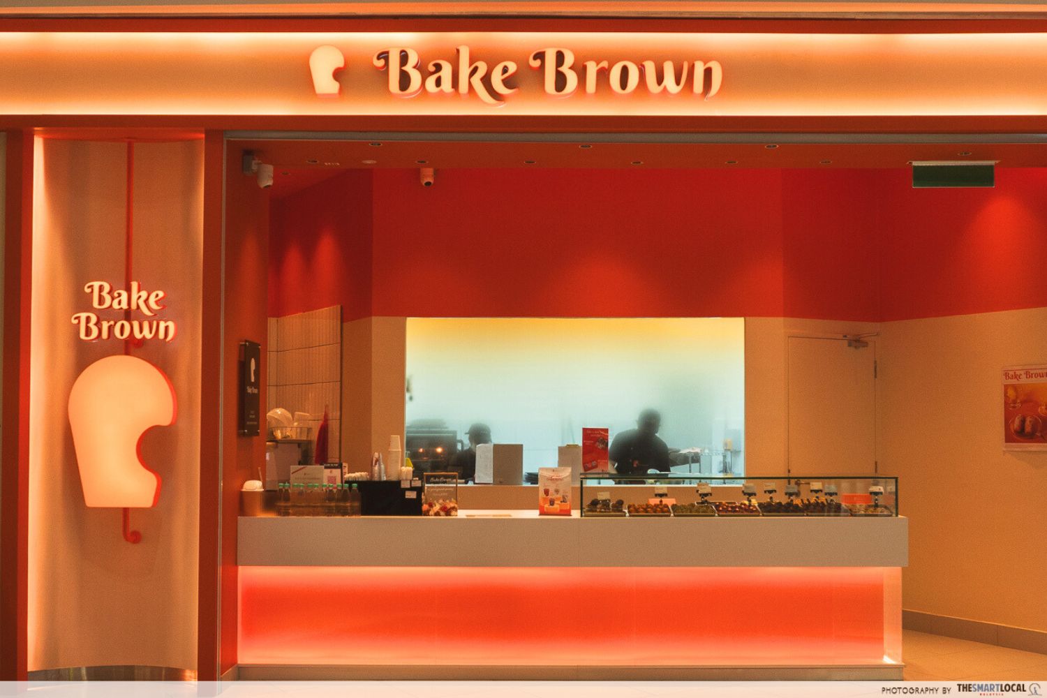 bake brown madeleine concept store in nu sentral shopfront