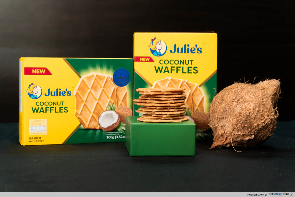 Julie's waffles - coconut flavour