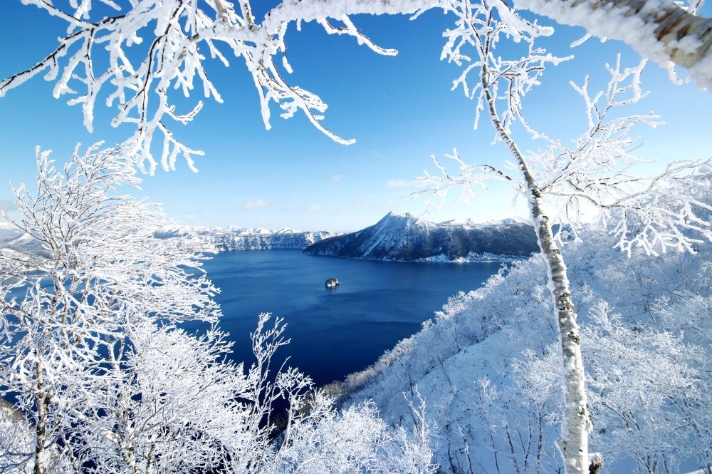 Hokkaido's snowy mountains