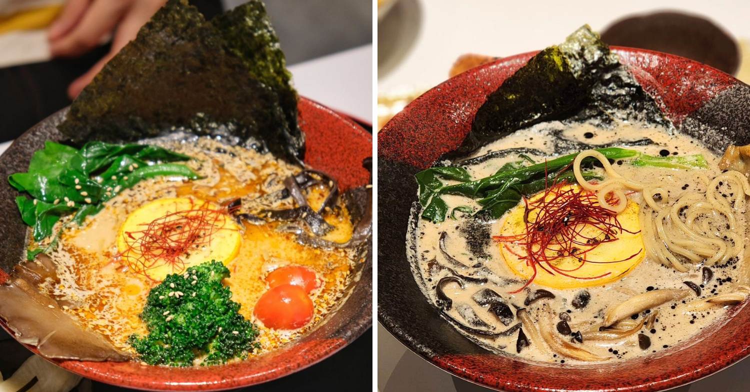 best ramen kl - truffle and black sesame ramens