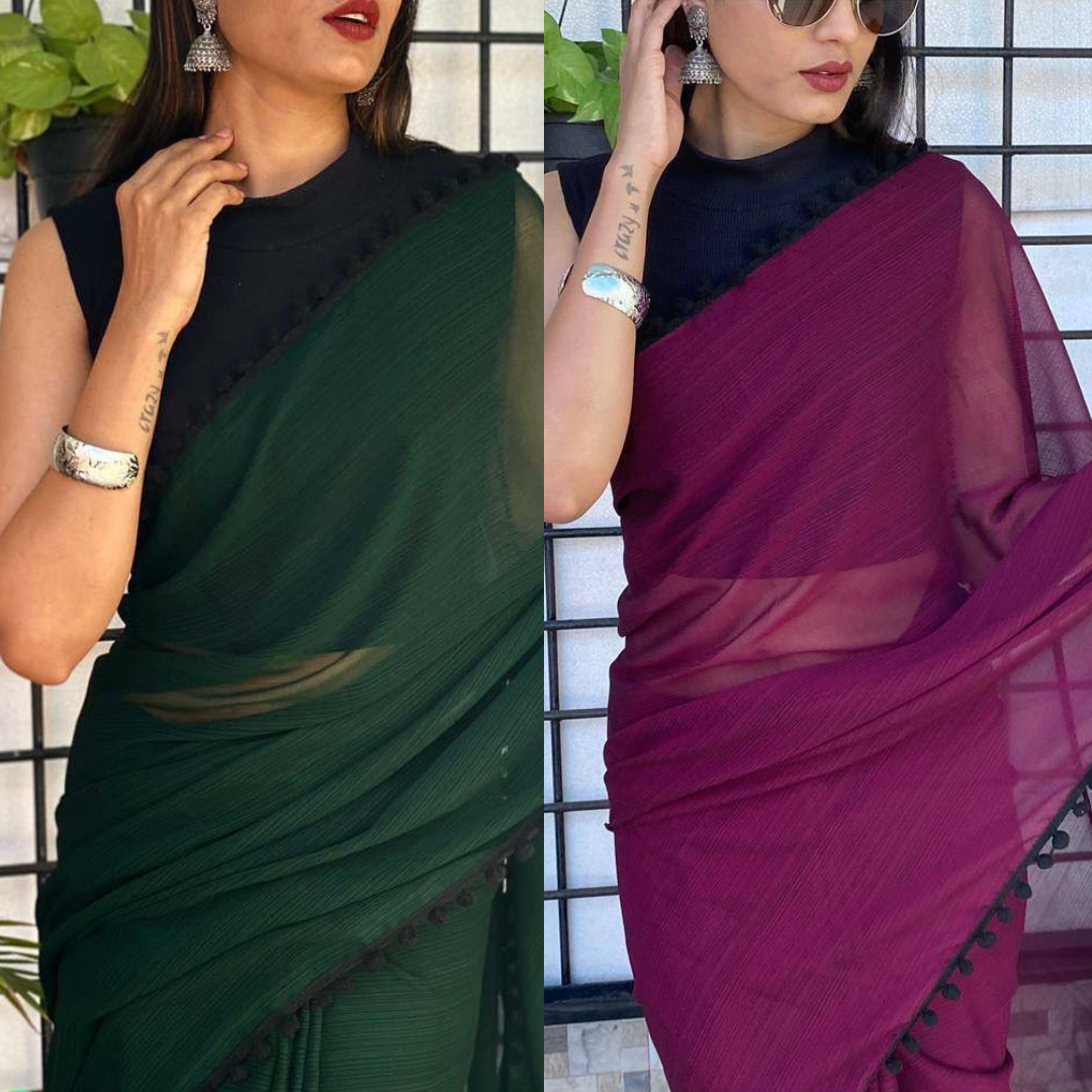 mul mul cotton saree