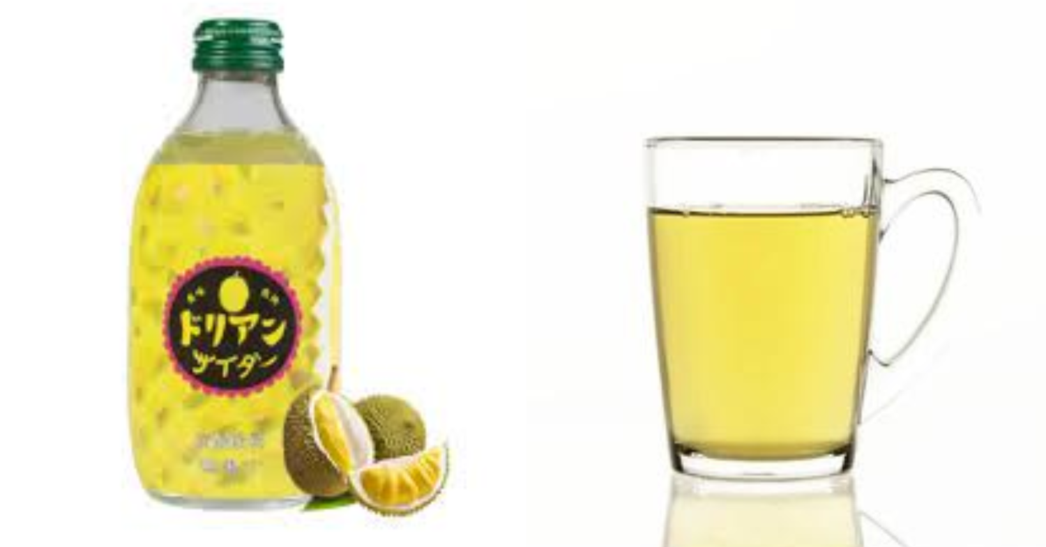 bizarre durian food - Tomomasu Durian Soda