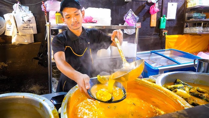 bizarre durian food - Gobang Maju Tol Fermented Durian Curry (Tempoyak)