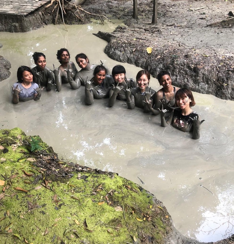 Pulau Tiga mud bath