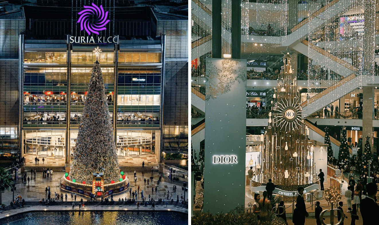 things to do in kl this december 2024 - Christmas mall displays