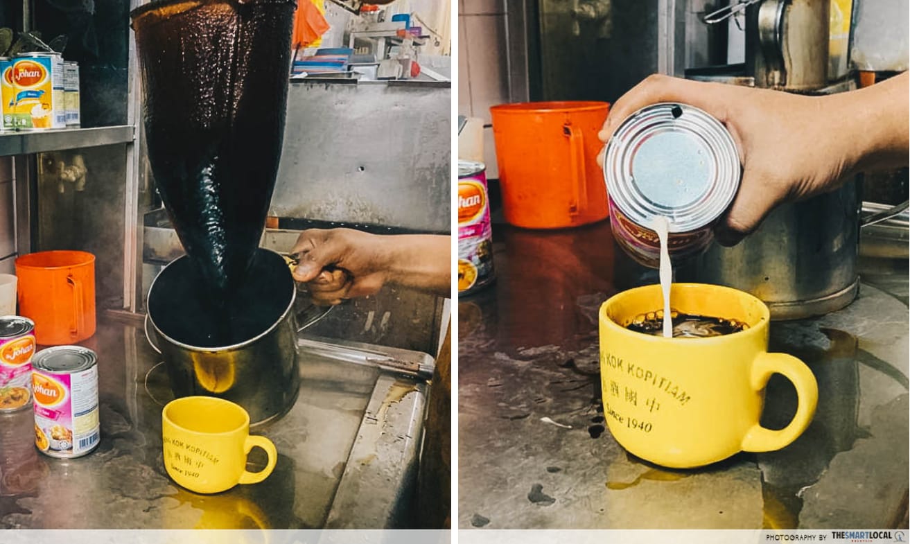 Chong Kok Kopitiam in Klang - Hainanese coffee