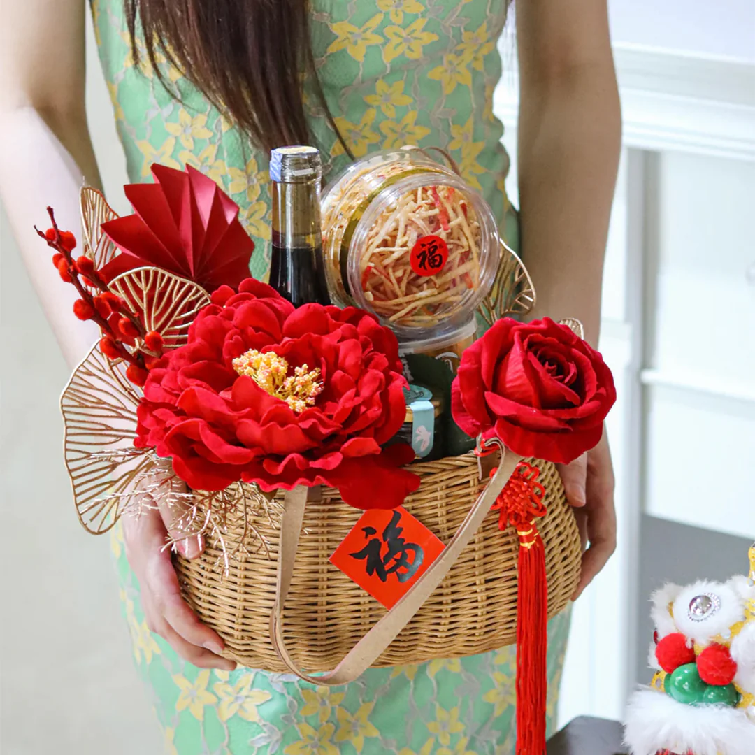 chinese new year hampers & gift sets - hua bar flower