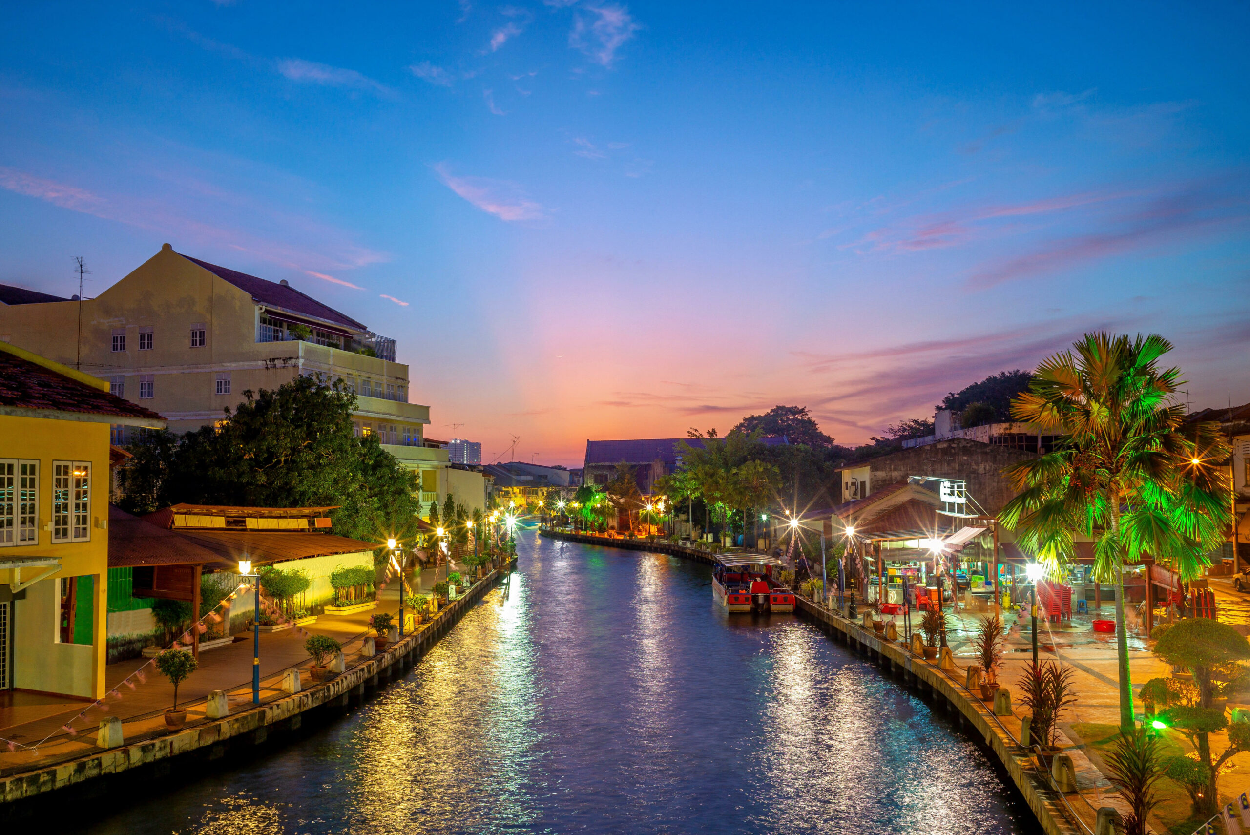 Melaka River Cruise Malaysia - night cruise