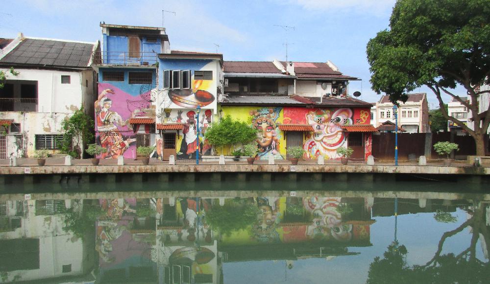 Melaka River Cruise Malaysia - street art