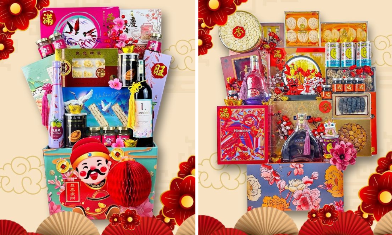 chinese new year hampers & gift sets - only love florist