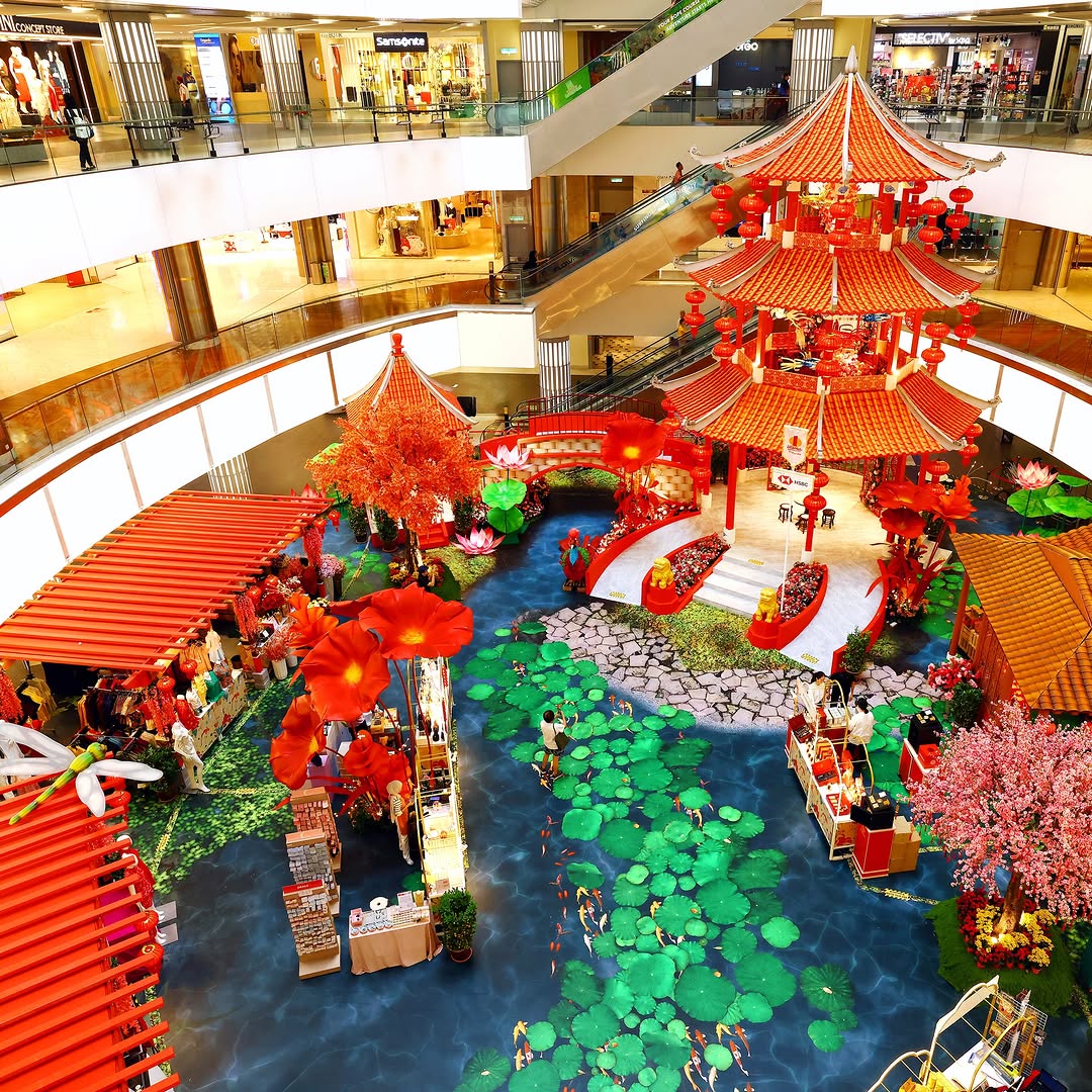 CNY decor - 1 utama shopping centre