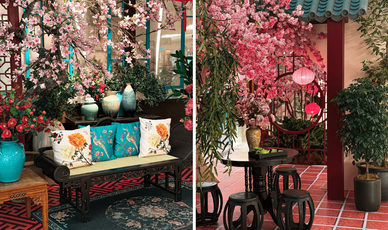 chinese new year mall decor in klang valley - the gardens mall