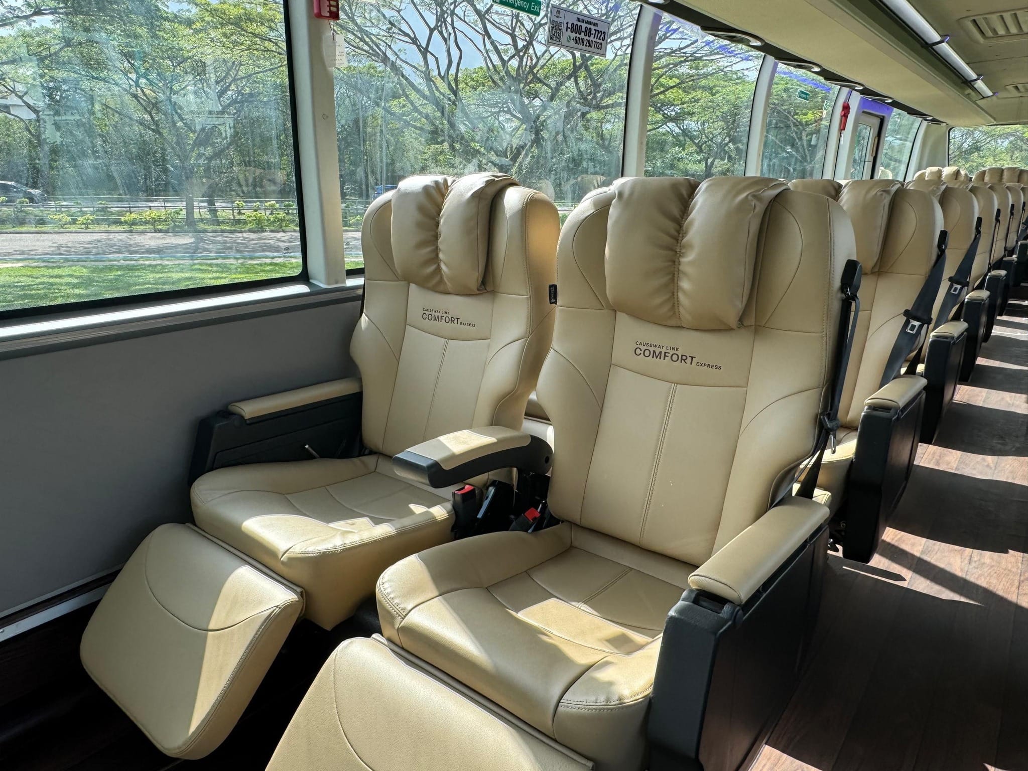 causeway link express premium - seats