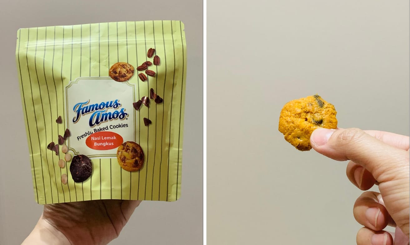 Famous Amos nasi lemak cookies - new flavour