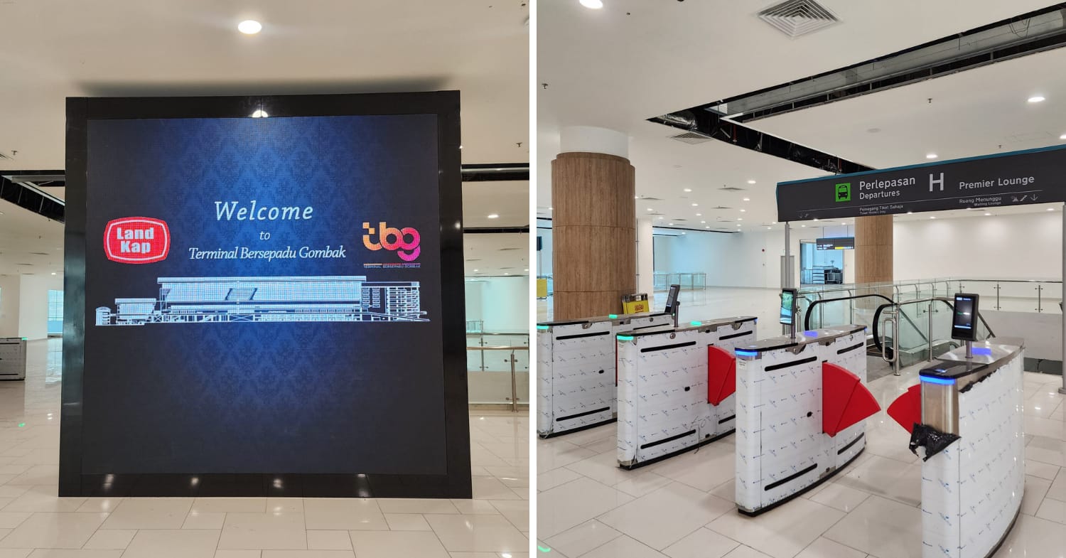 Gombak Integrated Terminal - entrance and gates