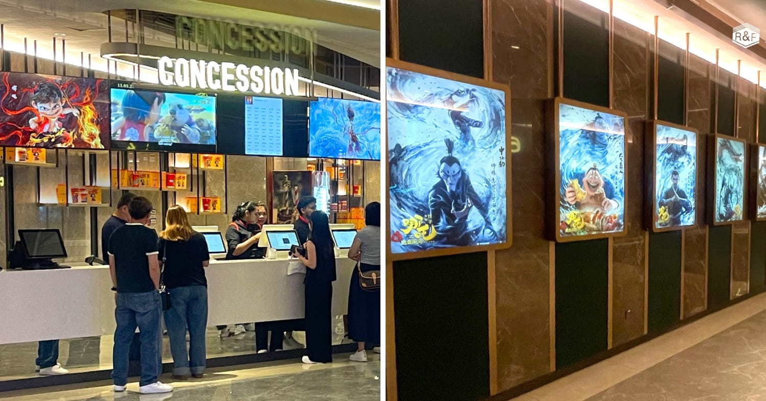 womei cineplex at rf mall - concession stand