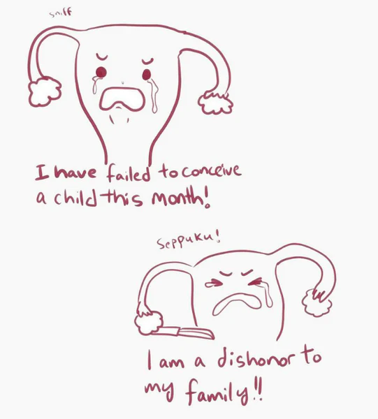 uterus cartoon