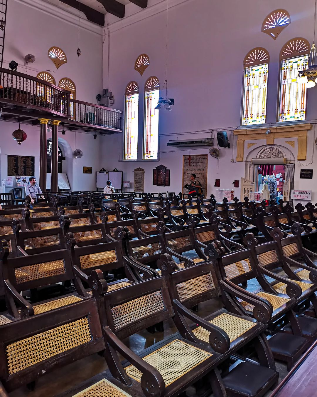 Christ Church, Melaka interior - Churches and cathedrals in Malaysia