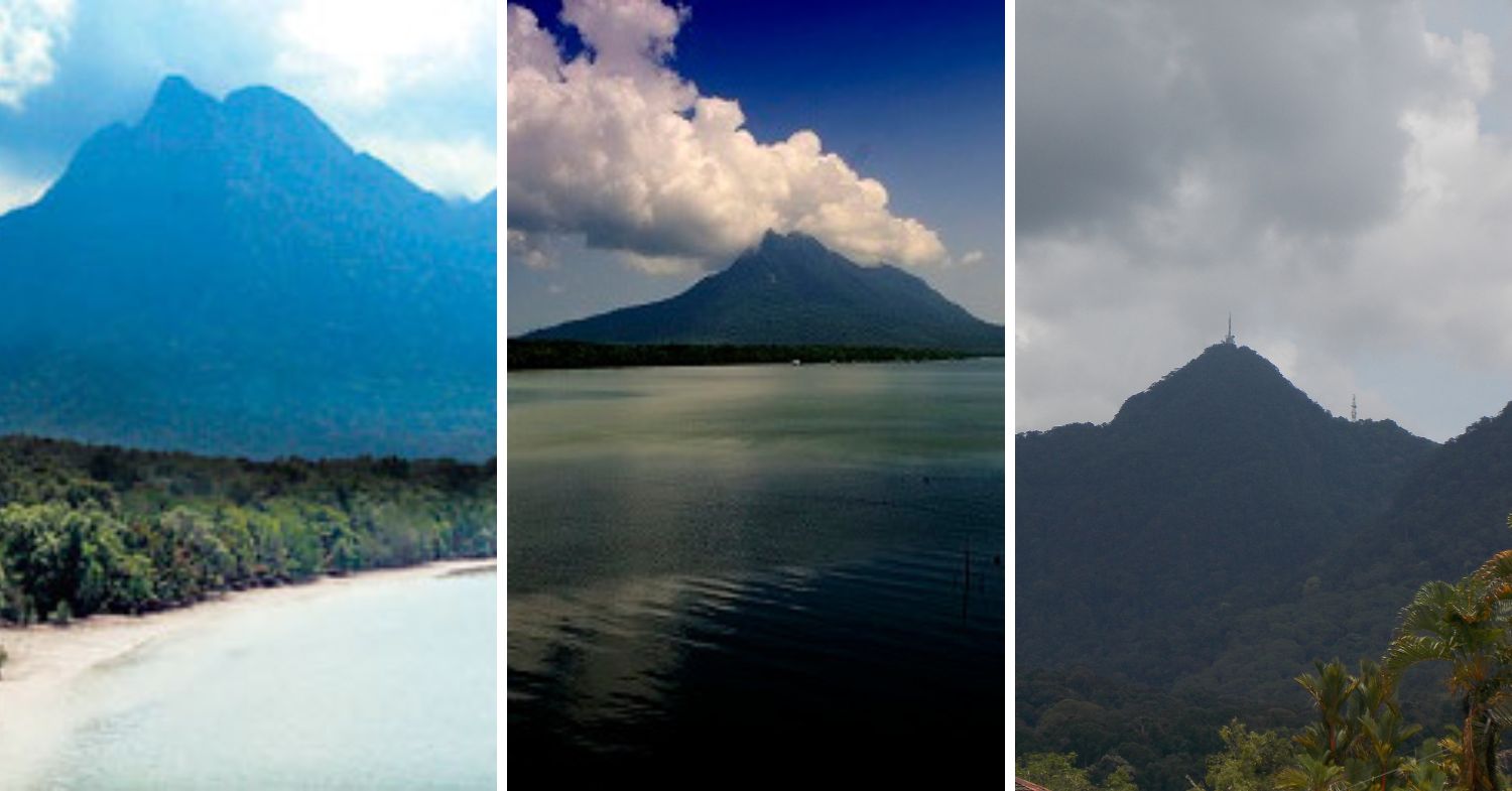 Legends in Malaysian Folklore - Santubong, Sejinjang, and Serapi Mountains